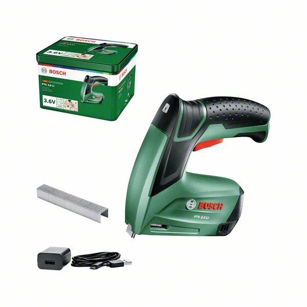 Bosch Home and Garden PTK 3,6 LI 0603968200 Häftpistol batteri Klammerlängd 4 – 10 mm