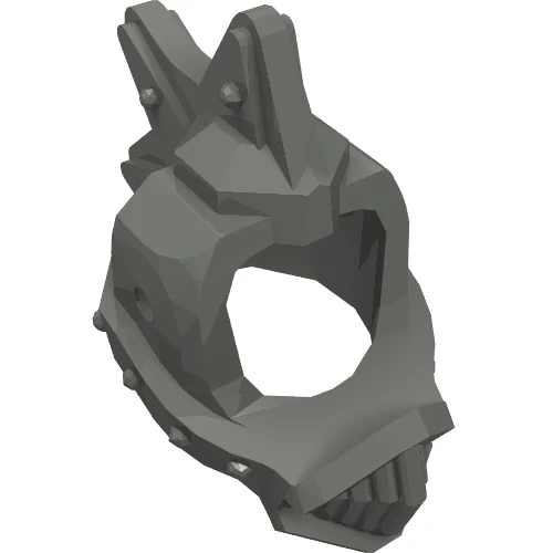 Part 85942 – Minifigure, Headgear Helmet Spiked Top with Grille and Open Front and Back