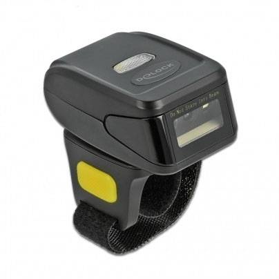 Delock 90508 2D Streckkodsskanner Bluetooth®, Kabelbunden 1D, 2D LED Svart Hand-skanner