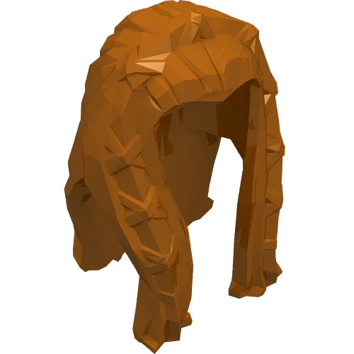Part 11261 – Minifigure, Hair Long with Braided Front
