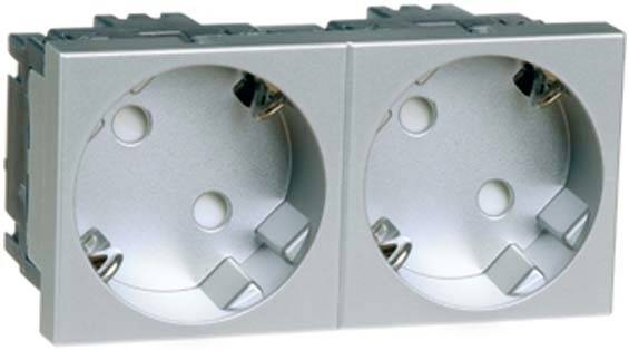 PEHA by Honeywell 1x Insats Kontaktskydd Aluminium 516611 1 st