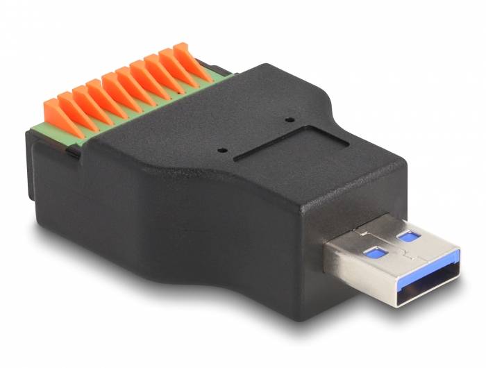 Delock USB 2.0 Adapter [1x USB 3.2 Gen 1 A hane (USB 3.0) – 1x Uttag] 66238