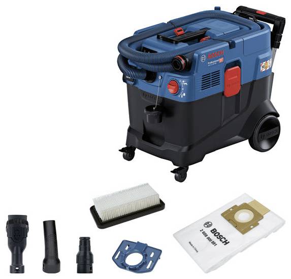 Bosch Professional GAS 12-40 MA 06019M0120 Grovdammsugare 1200 W 40 l automatisk filterrengöring, Dammklass M certifiera