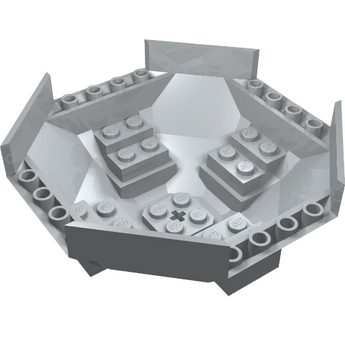 Part 2618 – Cockpit 10 x 10 x 4 Octagonal with Axle Hole
