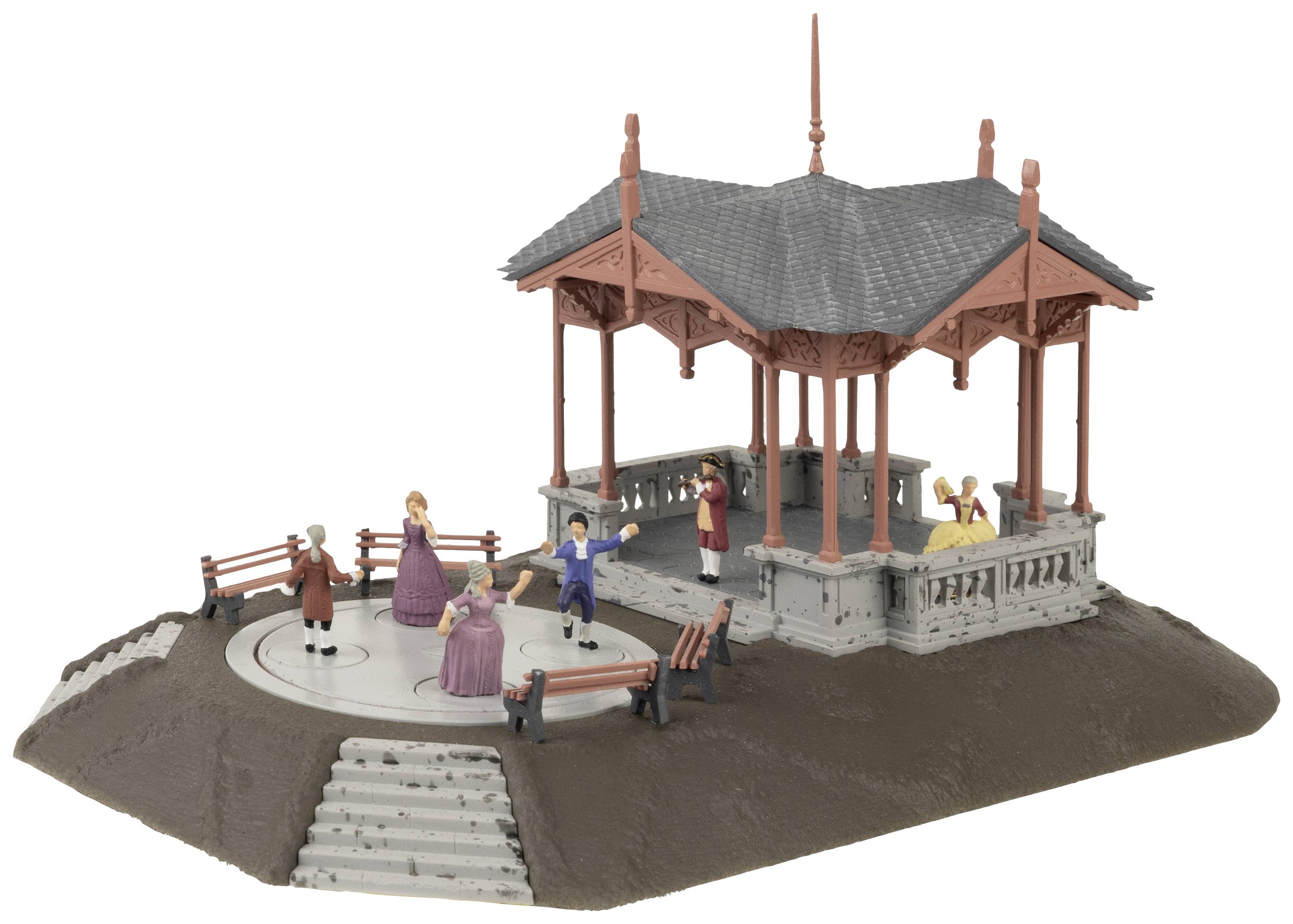 Musikpaviljong med dansande figurer H0 Faller 130655
