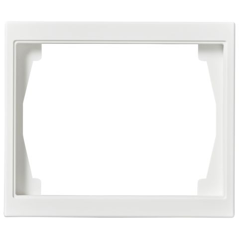 ABB 1721F100-884 Täckram 1-fack, vit, 100 mm