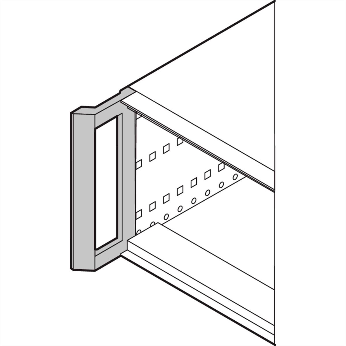 nVent SCHROFF 24572708 19 tum Nätverksskåp-handtag