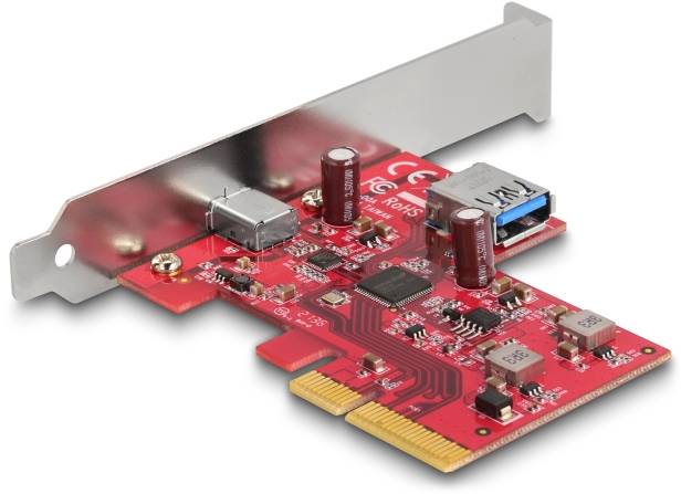 Delock 90158 PCI-Express-kort USB 3.2 Gen 2, USB-C® PCIe